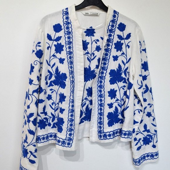 LAST ONE!!! BLOGGER FAVE!!! ZARA Linen Blend Jacket* - Picture 15 of 16